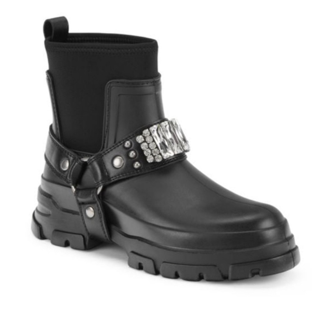 KARL LAGERFELD - Rami Lug Sole Ankle Boots Size 6
